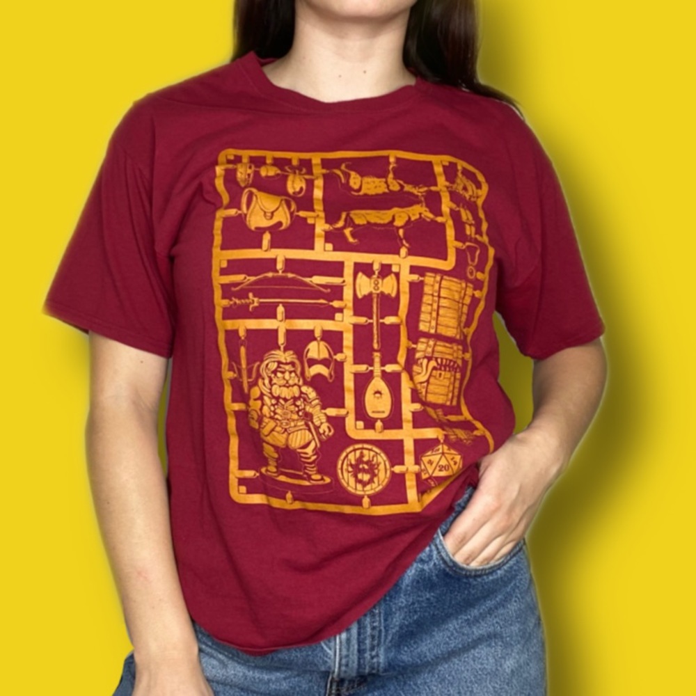 Dungeons and Dragons game t-shirt